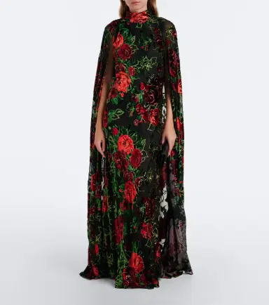 Rodarte Floral devoré velvet gown | Thumbnail 4 Rodarte Floral devoré velvet gown | Thumbnail 4
