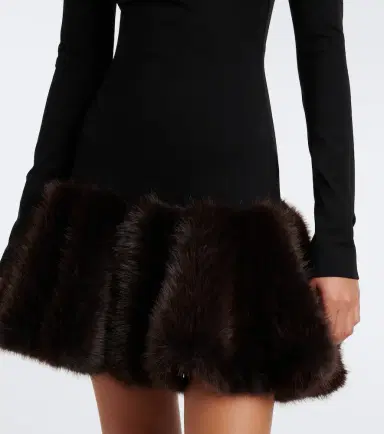 David Koma Knitted turtleneck minidress | Thumbnail 2 David Koma Knitted turtleneck minidress | Thumbnail 2