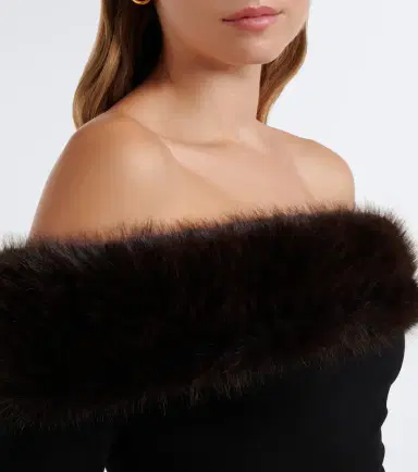 David Koma Off-shoulder midi dress | Thumbnail 2 David Koma Off-shoulder midi dress | Thumbnail 2
