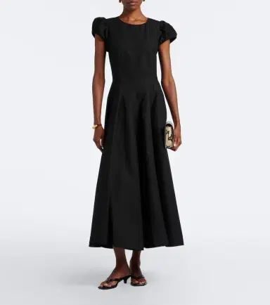 DÔEN Dôen Rivelle cotton poplin midi dress | Thumbnail 4 DÔEN Dôen Rivelle cotton poplin midi dress | Thumbnail 4