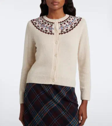 DÔEN Dôen Olympe Fair Isle cashmere cardigan | Thumbnail 4 DÔEN Dôen Olympe Fair Isle cashmere cardigan | Thumbnail 4