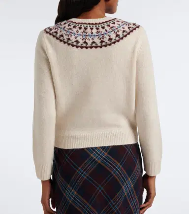 DÔEN Dôen Olympe Fair Isle cashmere cardigan | Thumbnail 6 DÔEN Dôen Olympe Fair Isle cashmere cardigan | Thumbnail 6