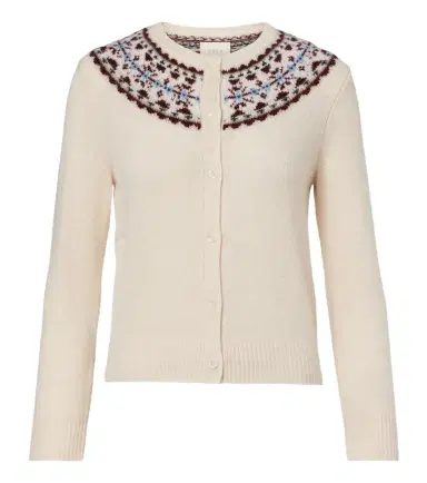 DÔEN Dôen Olympe Fair Isle cashmere cardigan | Thumbnail 1 DÔEN Dôen Olympe Fair Isle cashmere cardigan | Thumbnail 1