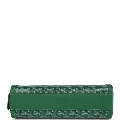 goyard Goyard Goyardine Canvas Bonbonnière Bag Green Chevroches Calfskin Palladium Hardware | Thumbnail 7 goyard Goyard Goyardine Canvas Bonbonnière Bag Green Chevroches Calfskin Palladium Hardware | Thumbnail 7