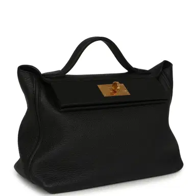 HERMÈS Hermes 24/24 29 Black Togo, Swift Gold Hardware | Thumbnail 2 HERMÈS Hermes 24/24 29 Black Togo, Swift Gold Hardware | Thumbnail 2