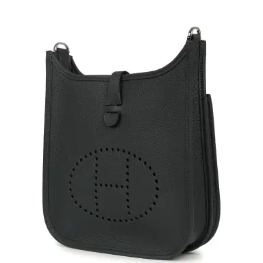 HERMÈS Hermes Evelyne 23 Gris Misty Clemence Palladium Hardware | Thumbnail 5 HERMÈS Hermes Evelyne 23 Gris Misty Clemence Palladium Hardware | Thumbnail 5