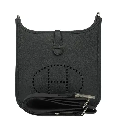 HERMÈS Hermes Evelyne 23 Gris Misty Clemence Palladium Hardware | Thumbnail 1 HERMÈS Hermes Evelyne 23 Gris Misty Clemence Palladium Hardware | Thumbnail 1
