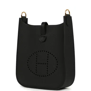 HERMÈS Hermes Evelyne Sellier TPM Black Epsom Gold Hardware | Thumbnail 5 HERMÈS Hermes Evelyne Sellier TPM Black Epsom Gold Hardware | Thumbnail 5