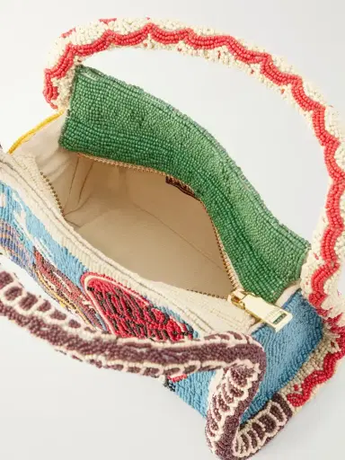 ALÉMAIS Ace Beaded Twill Mini Bag - Unknown | Thumbnail 6 ALÉMAIS Ace Beaded Twill Mini Bag - Unknown | Thumbnail 6
