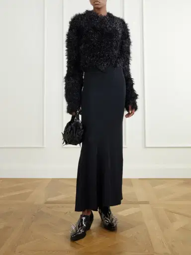 Junya Watanabe Wool-jersey Maxi Skirt | Thumbnail 2 Junya Watanabe Wool-jersey Maxi Skirt | Thumbnail 2