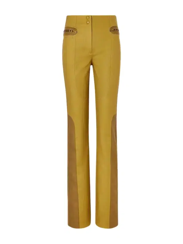 Valiant Two-tone Cotton-drill Mid-rise Straight-leg Pants Valiant Two-tone Cotton-drill Mid-rise Straight-leg Pants