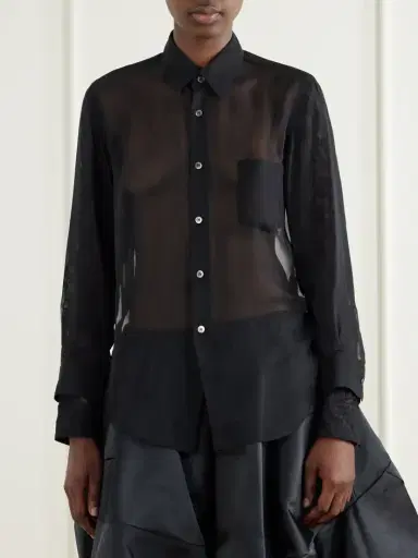 Comme des Garçons Georgette Shirt | Thumbnail 3 Comme des Garçons Georgette Shirt | Thumbnail 3