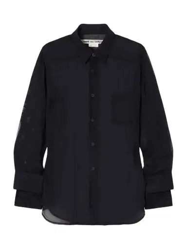 Comme des Garçons Georgette Shirt | Thumbnail 1 Comme des Garçons Georgette Shirt | Thumbnail 1