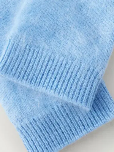 Lisa Yang Brushed-cashmere Mittens | Thumbnail 2 Lisa Yang Brushed-cashmere Mittens | Thumbnail 2
