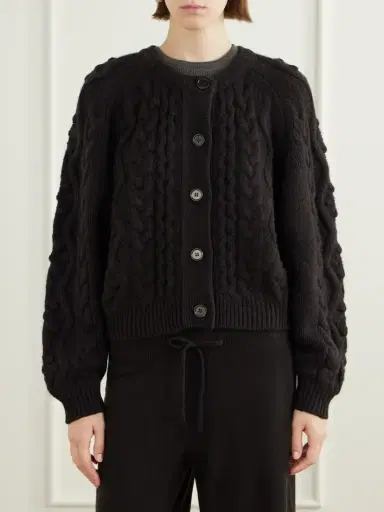 Lisa Yang Winroe Cable-knit Cashmere Cardigan | Thumbnail 3 Lisa Yang Winroe Cable-knit Cashmere Cardigan | Thumbnail 3