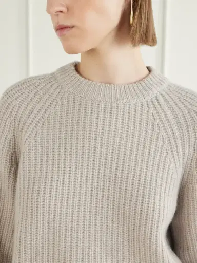 Lisa Yang Miki Ribbed Cashmere Sweater | Thumbnail 5 Lisa Yang Miki Ribbed Cashmere Sweater | Thumbnail 5