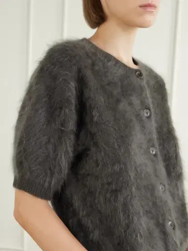 Lisa Yang Lucianne Brushed Cashmere Cardigan | Thumbnail 5 Lisa Yang Lucianne Brushed Cashmere Cardigan | Thumbnail 5