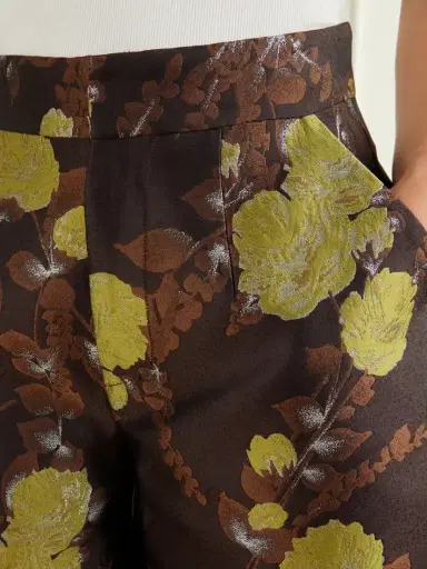 La DoubleJ Good Butt Floral-jacquard Satin Shorts | Thumbnail 5 La DoubleJ Good Butt Floral-jacquard Satin Shorts | Thumbnail 5