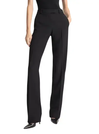Michael Kors Collection Double Crepe Sablé Tuxedo Trousers in | Thumbnail 1 Michael Kors Collection Double Crepe Sablé Tuxedo Trousers in | Thumbnail 1