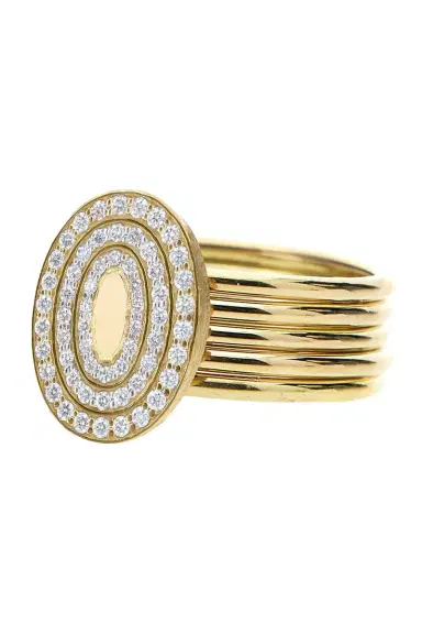 NANIS Diamond Boules Sway Four Band Circle Ring | Thumbnail 3 NANIS Diamond Boules Sway Four Band Circle Ring | Thumbnail 3
