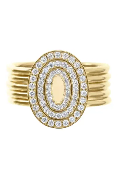 NANIS Diamond Boules Sway Four Band Circle Ring | Thumbnail 1 NANIS Diamond Boules Sway Four Band Circle Ring | Thumbnail 1