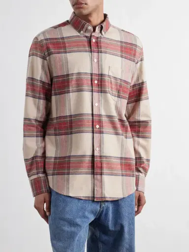 Portuguese Flannel Sabela Checked Cotton-Flannel Shirt - Men | Thumbnail 3 Portuguese Flannel Sabela Checked Cotton-Flannel Shirt - Men | Thumbnail 3