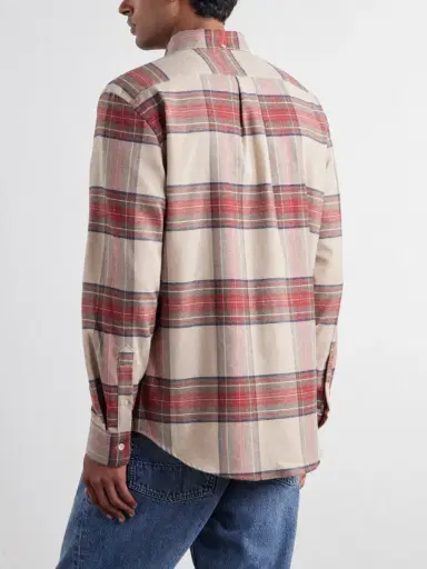 Portuguese Flannel Sabela Checked Cotton-Flannel Shirt - Men | Thumbnail 4 Portuguese Flannel Sabela Checked Cotton-Flannel Shirt - Men | Thumbnail 4