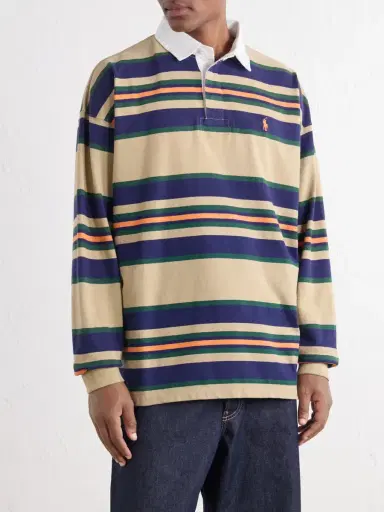 Polo Ralph Lauren Logo-Embroidered Striped Cotton Polo Shirt - Men | Thumbnail 3 Polo Ralph Lauren Logo-Embroidered Striped Cotton Polo Shirt - Men | Thumbnail 3