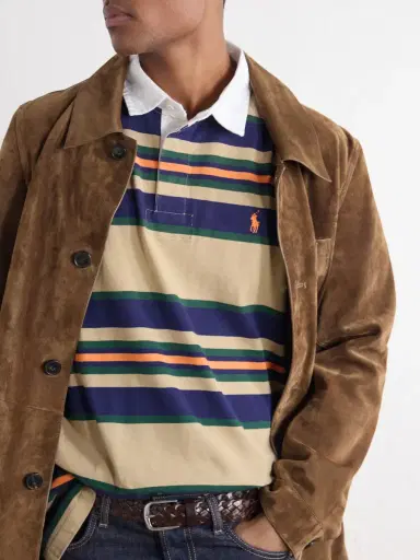 Polo Ralph Lauren Logo-Embroidered Striped Cotton Polo Shirt - Men | Thumbnail 5 Polo Ralph Lauren Logo-Embroidered Striped Cotton Polo Shirt - Men | Thumbnail 5