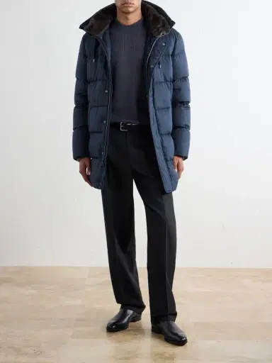 HERNO Arendelle Quilted Shell Hooded Down Jacket - Men | Thumbnail 2 HERNO Arendelle Quilted Shell Hooded Down Jacket - Men | Thumbnail 2