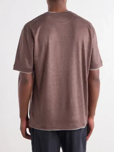 ELEVENTY Linen T-Shirt - Men | Thumbnail 4 ELEVENTY Linen T-Shirt - Men | Thumbnail 4