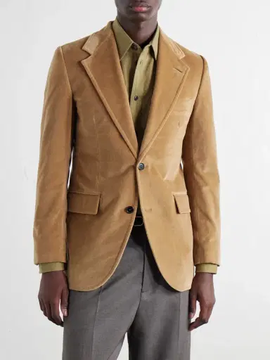 Husbands Cotton-Velvet Blazer - Men | Thumbnail 3 Husbands Cotton-Velvet Blazer - Men | Thumbnail 3