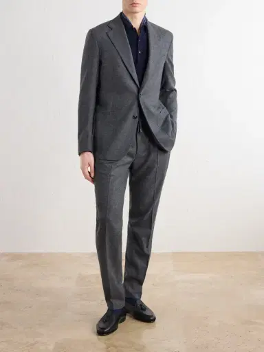 De Petrillo Posillipo Wool and Cashmere-Blend Suit Jacket - Men | Thumbnail 2 De Petrillo Posillipo Wool and Cashmere-Blend Suit Jacket - Men | Thumbnail 2