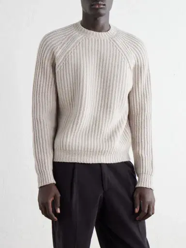 Sease Ribbed Cashmere Sweater - Men | Thumbnail 3 Sease Ribbed Cashmere Sweater - Men | Thumbnail 3
