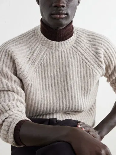Sease Ribbed Cashmere Sweater - Men | Thumbnail 5 Sease Ribbed Cashmere Sweater - Men | Thumbnail 5