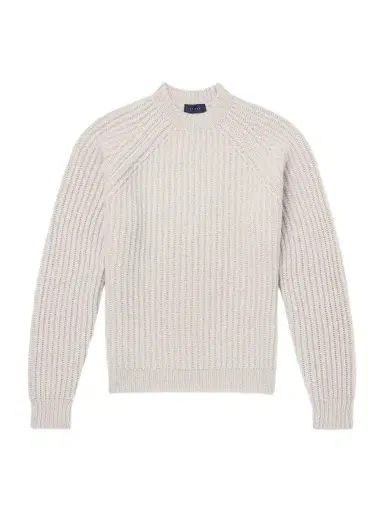 Sease Ribbed Cashmere Sweater - Men | Thumbnail 1 Sease Ribbed Cashmere Sweater - Men | Thumbnail 1