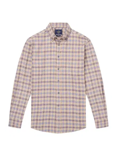 Portuguese Flannel Cedar Checked Cotton-Flannel Shirt - Men | Thumbnail 1 Portuguese Flannel Cedar Checked Cotton-Flannel Shirt - Men | Thumbnail 1