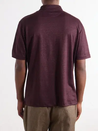 ELEVENTY Linen-Jersey Polo Shirt - Men | Thumbnail 4 ELEVENTY Linen-Jersey Polo Shirt - Men | Thumbnail 4