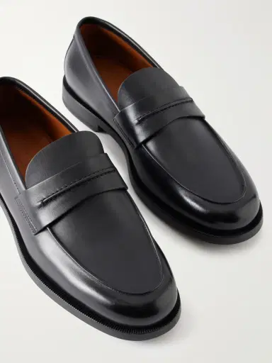 Zegna Leather Loafers - Men | Thumbnail 5 Zegna Leather Loafers - Men | Thumbnail 5