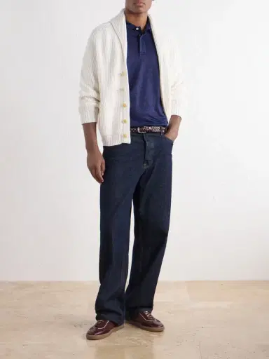 ELEVENTY Linen-Jersey Polo Shirt - Men | Thumbnail 2 ELEVENTY Linen-Jersey Polo Shirt - Men | Thumbnail 2