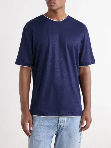 ELEVENTY Linen T-Shirt - Men | Thumbnail 3 ELEVENTY Linen T-Shirt - Men | Thumbnail 3