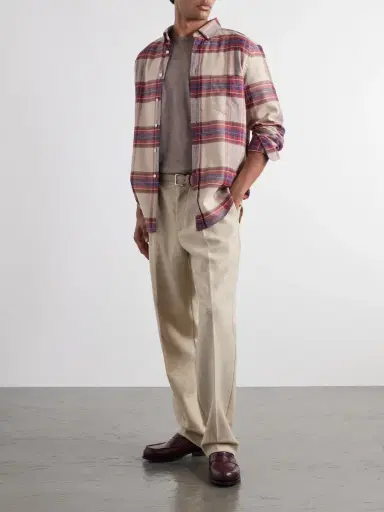 Portuguese Flannel Sabela Checked Cotton-Flannel Shirt - Men | Thumbnail 2 Portuguese Flannel Sabela Checked Cotton-Flannel Shirt - Men | Thumbnail 2