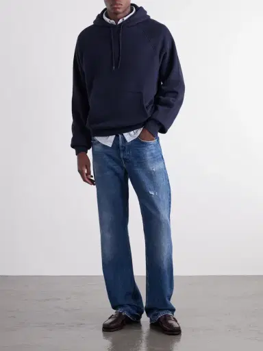 A.P.C. Thimothe Cotton-Jersey Hoodie - Men | Thumbnail 2 A.P.C. Thimothe Cotton-Jersey Hoodie - Men | Thumbnail 2