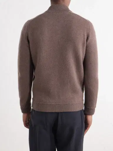 FEDELI Berkley Wool and Cashmere-Blend Zip-Up Sweater - Men | Thumbnail 4 FEDELI Berkley Wool and Cashmere-Blend Zip-Up Sweater - Men | Thumbnail 4