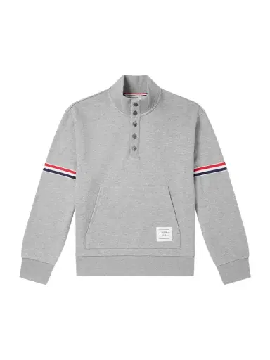 Thom Browne Cotton-Piqué Sweatshirt - Men | Thumbnail 1 Thom Browne Cotton-Piqué Sweatshirt - Men | Thumbnail 1