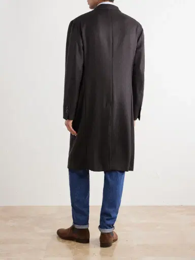 Thom Sweeney Herringbone Wool Coat - Men | Thumbnail 4 Thom Sweeney Herringbone Wool Coat - Men | Thumbnail 4