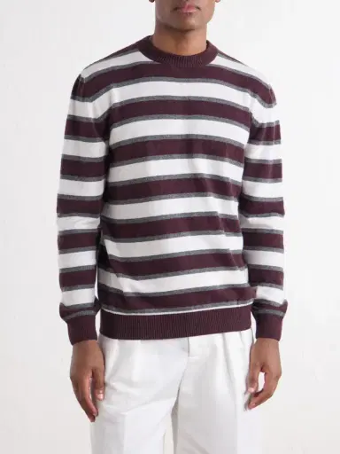ELEVENTY Striped Cashmere Sweater - Men | Thumbnail 3 ELEVENTY Striped Cashmere Sweater - Men | Thumbnail 3