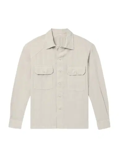 Ralph Lauren Purple Label Cotton and Linen-Blend Shirt - Men | Thumbnail 1 Ralph Lauren Purple Label Cotton and Linen-Blend Shirt - Men | Thumbnail 1