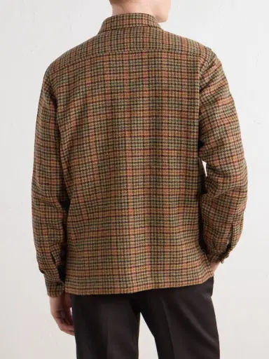 De Petrillo Houndstooth Virgin Wool Overshirt - Men | Thumbnail 4 De Petrillo Houndstooth Virgin Wool Overshirt - Men | Thumbnail 4