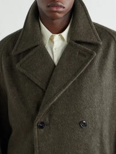 Lemaire Double-Breasted Wool and Alpaca-Blend Felt Coat - Men | Thumbnail 5 Lemaire Double-Breasted Wool and Alpaca-Blend Felt Coat - Men | Thumbnail 5